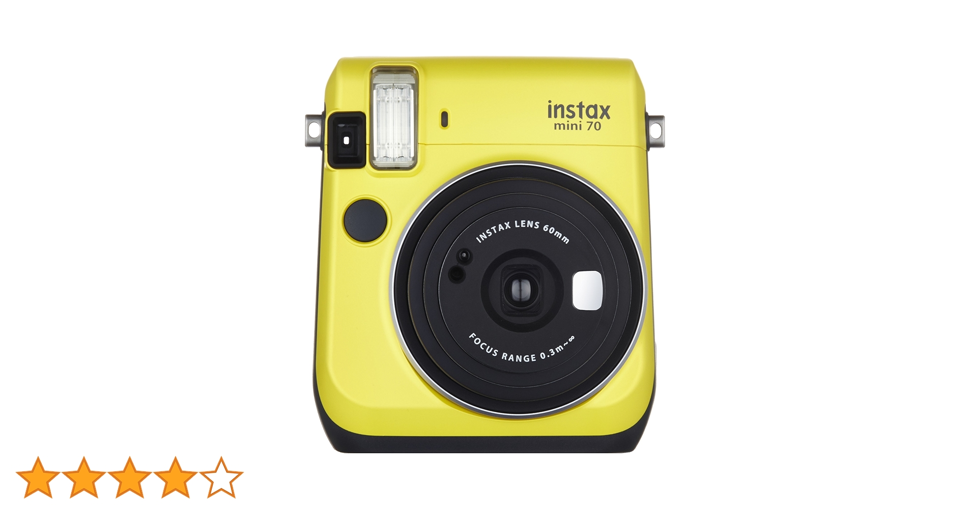 HA53 instax mini 70 フジフイルム チェキ 本体 イエロー Amazon | 富士フイルム(FUJIFILM) インスタントカメラ チェキ